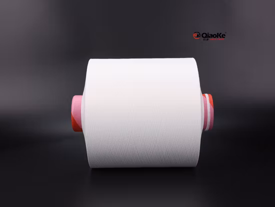 100% Polyester Ring Spun Yarn Pre-Dyed Raw White Sewing Thread for Sewing 40/2 Tfo Techs Process