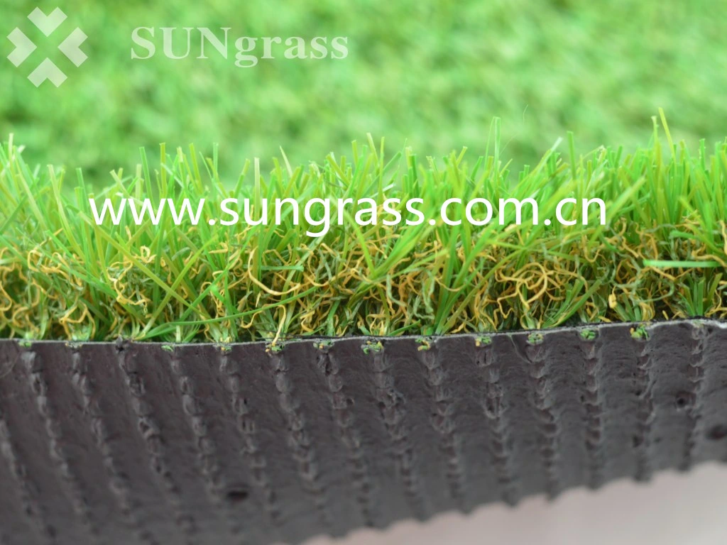 Flat Yarn Shape with UV Protection of Artificial Grass (SUNQ-HY00130)